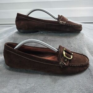 naturalizer womens shoes Size 8 Brown Suede Cabincore‎ Grannycore Academia...